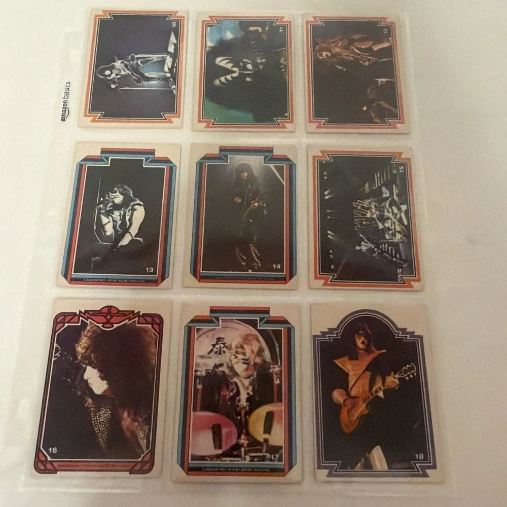 KISS 1978 Donruss Complete Series 1 Card Set 1-66 Gene Simmons Peter Criss